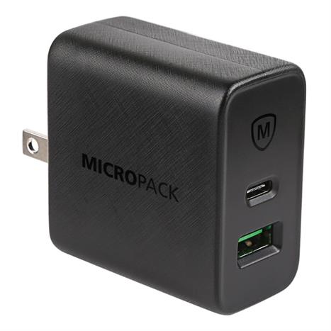 Sạc nhanh 2 cổng USB Type-C QC PD 65W MicroPack Power Server 65 MWC265PD