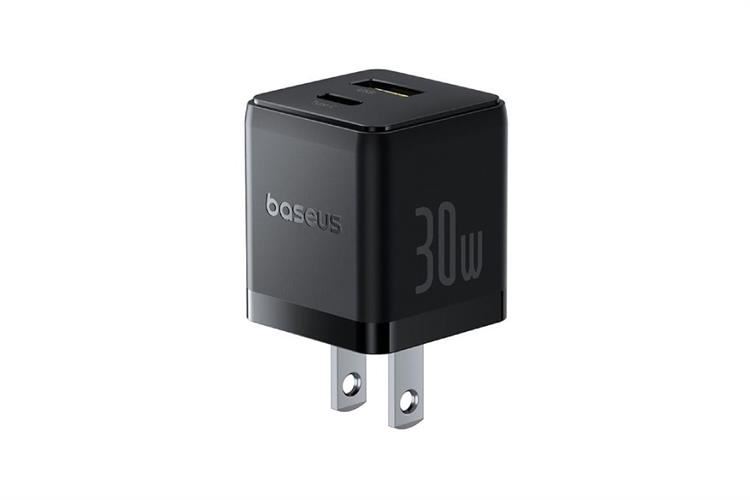 Sạc nhanh 2 cổng USB Type-C QC3.0 PD 30W Baseus Palm CCZC30US