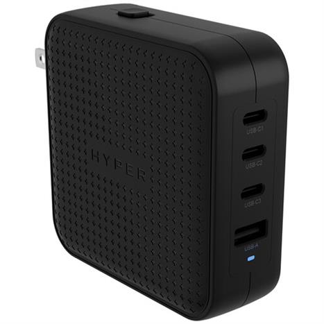 Sạc nhanh 4 cổng USB Type-C PD QC 3.0 GaN 100W HyperJuice HJ1002BKWWGL - Đen