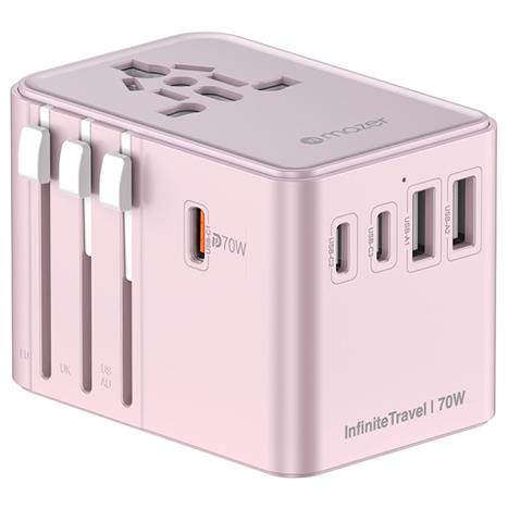 Sạc nhanh du lịch USB Type-C PD GaN 70W Mazer M-IFTravel170PD-PK