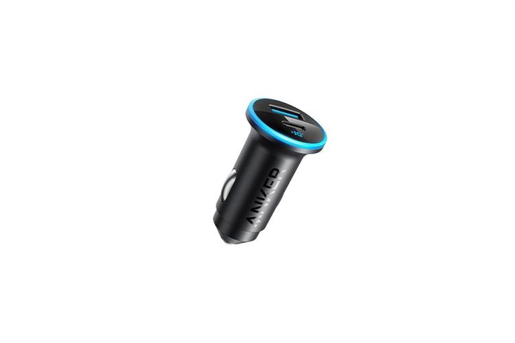 Sạc nhanh xe hơi 2 cổng USB Type-C 52.5W Anker A2735