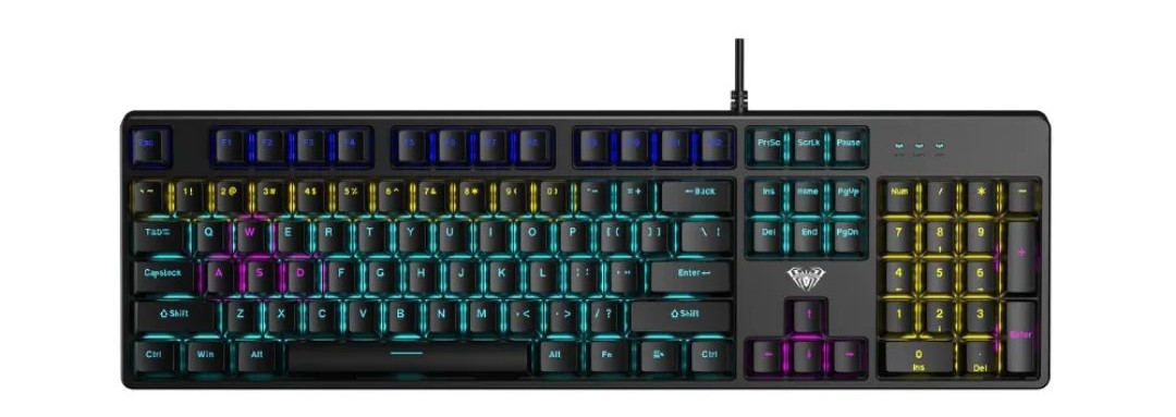 Bàn phím cơ Aula S2022 Pro Red Switch – Gõ êm, đèn RGB, giá rẻ cho game thủ