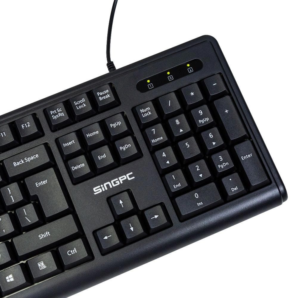 Bàn phím SingPC KB-M330 giá rẻ – Đơn giản, bền bỉ cho văn phòng và học sinh