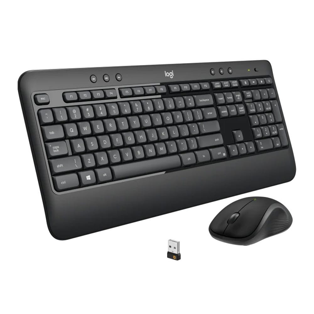 Bộ bàn phím chuột không dây Logitech Advanced MK540 – Kết nối ổn định, gõ êm, dùng pin lâu