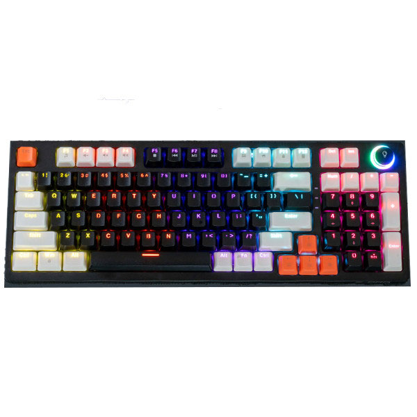 Bàn phím cơ E-Dra EK398 Alpha Red Switch – Thiết kế nhỏ gọn, gõ êm, LED RGB đẹp mắt