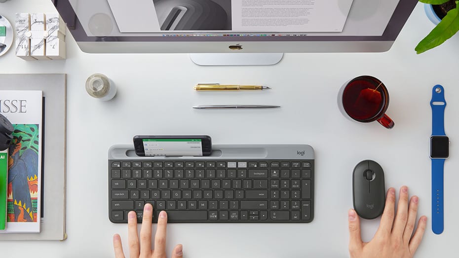 Bàn phím không dây Logitech K580 Slim – Thiết kế mỏng nhẹ, hỗ trợ Bluetooth & Wireless