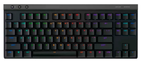 Bàn phím cơ Logitech G515 LightSpeed TKL Black – Tactile Switch, không dây siêu nhanh