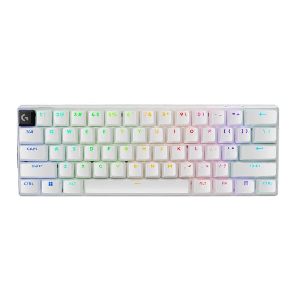 Bàn phím Logitech G Pro X 60 LightSpeed White – Gaming không dây nhỏ gọn đỉnh cao