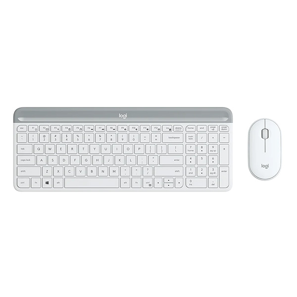 Bộ bàn phím chuột không dây Logitech MK470 Slim Trắng – Thiết kế mỏng nhẹ, yên tĩnh