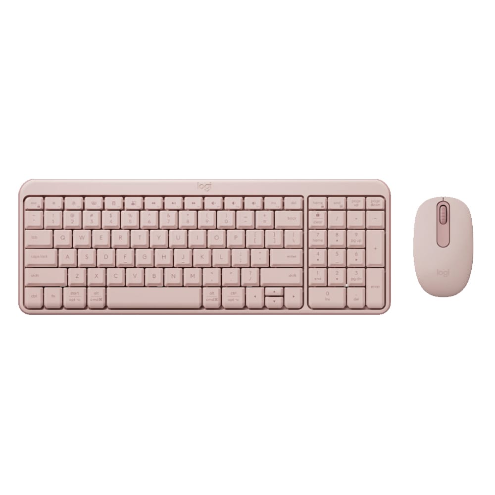 Bộ bàn phím chuột không dây Logitech MK250 Bluetooth Hồng – Thiết kế trẻ trung, kết nối ổn định