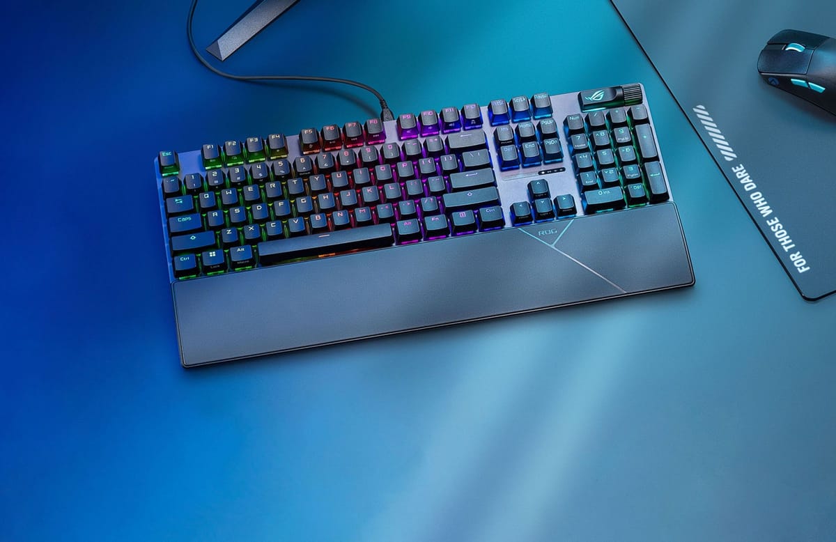 Bàn phím cơ Asus ROG Strix Scope II NX Snow – Hiệu năng gaming đỉnh cao
