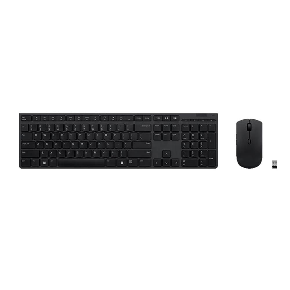 Bộ bàn phím chuột không dây Lenovo Professional Rechargeable 4X31K03931 – Kết nối Bluetooth, pin sạc bền bỉ