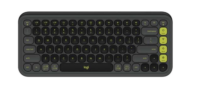 Bàn phím không dây Logitech POP Icon Keys (Đen) – Bluetooth, thiết kế trẻ trung, cá tính