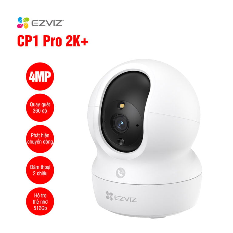 Camera WiFi quay quét thông minh EZVIZ CP1 Pro 2K+ 4MP - Camera EZVIZ CP1 Pro Smart