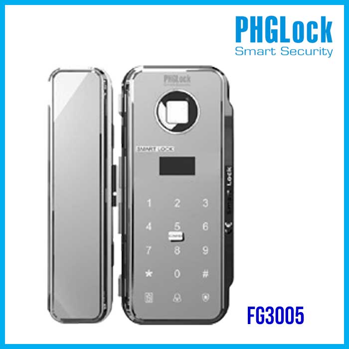Khóa cho cửa kính đẩy mở, cửa lùa PHGLOCK FG3005W - Khóa PHGLOCK FG3005W cửa lùa
