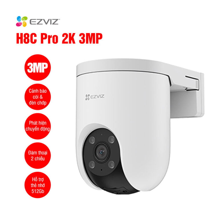 Camera WiFi EZVIZ H8C Pro 2K 3MP quay quét - Camera EZVIZ H8C Pro 2K WiFi