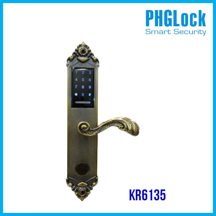 Khóa cửa cho căn hộ cao cấp, nhà phố, biệt thự PHGLOCK KR6135 - Khóa PHGLOCK KR6135 căn hộ cao cấp