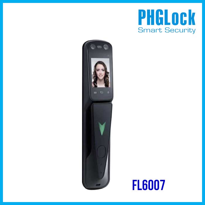 Khóa cửa nhận diện khuôn mặt PHGLOCK FL6007 - Khóa PHGLOCK FL6007 khuôn mặt 100 user