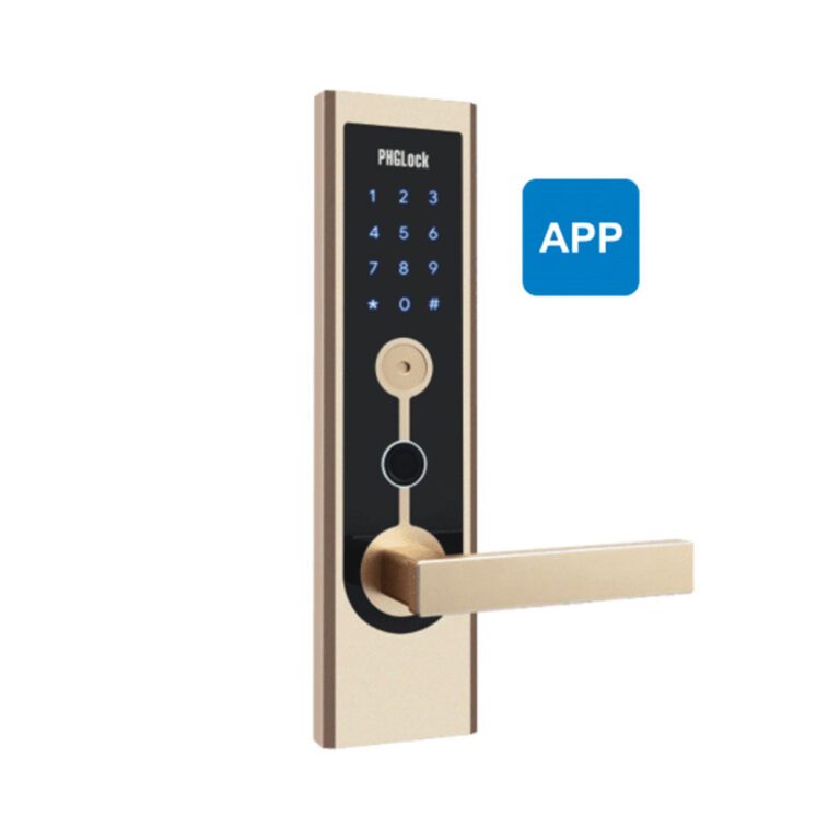 Khóa cửa điện tử PHGLOCK FP8131 (Vàng) - Khóa PHGLOCK FP8131 vàng nhôm CNC