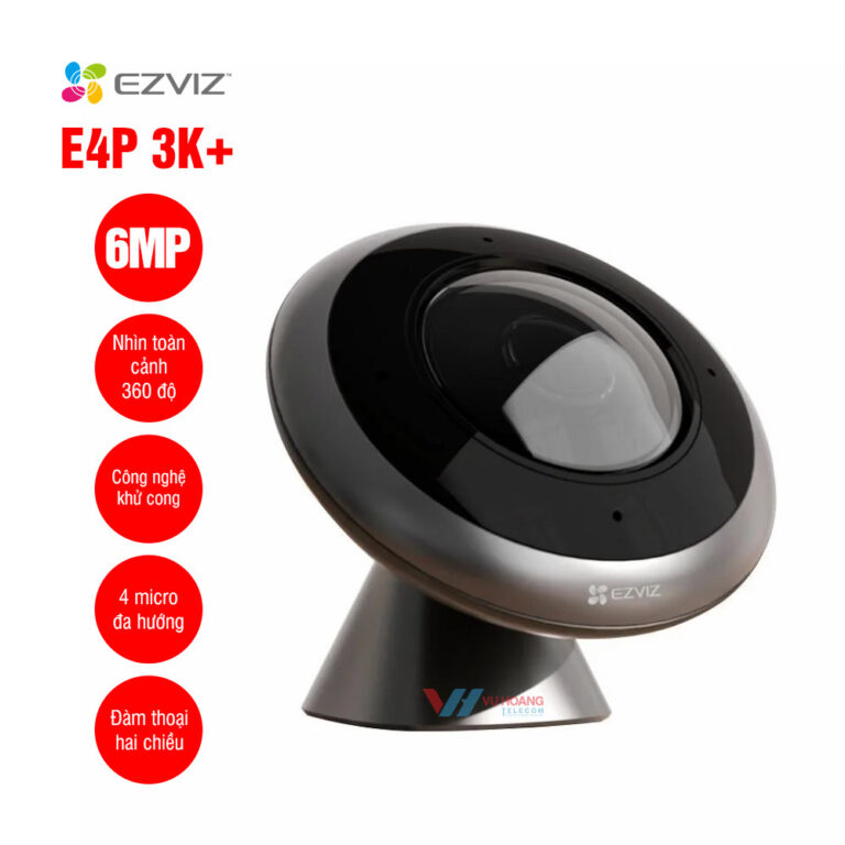 Camera trong nhà EZVIZ E4P 3K+ Fisheye - Camera IP EZVIZ 6MP 360° Panoramic