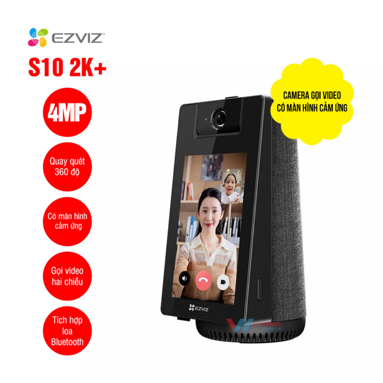 Camera trong nhà EZVIZ S10 2K+ Smart Display - Camera IP EZVIZ 4MP Touchscreen Hub