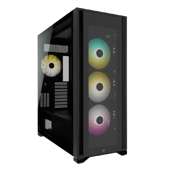 Vỏ máy tính Corsair iCUE 4000X RGB TG White - Mid Tower iCUE RGB trắng