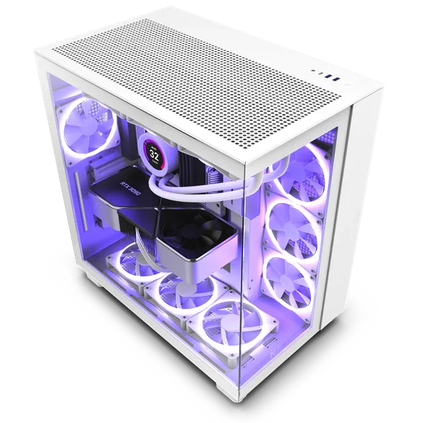 Vỏ máy tính 1st Player FireRose V2-R1 Color LED Black - Mid Tower gaming LED