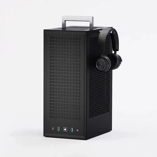 Vỏ máy tính HYTE Revolt 3 ITX Black - Mini ITX portable gaming đen