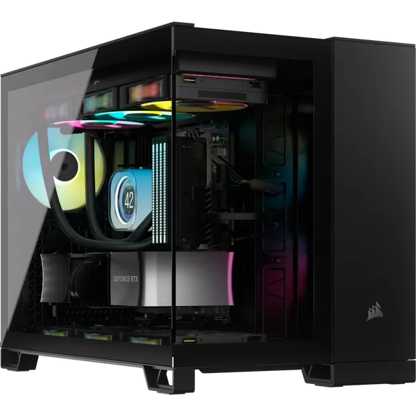 Vỏ máy tính Corsair 2500X TG Mid-Tower Black (CC-9011265-WW)