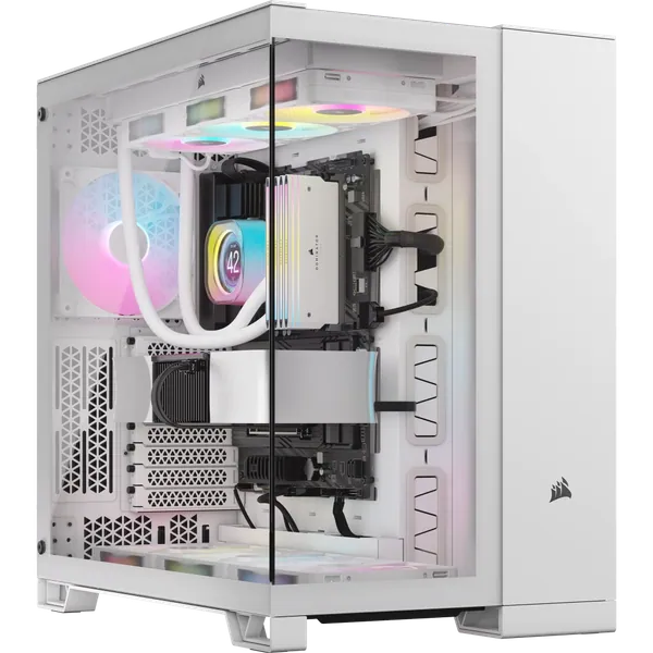 Vỏ máy tính Corsair 6500X TG Mid-Tower White (CC-9011258-WW)