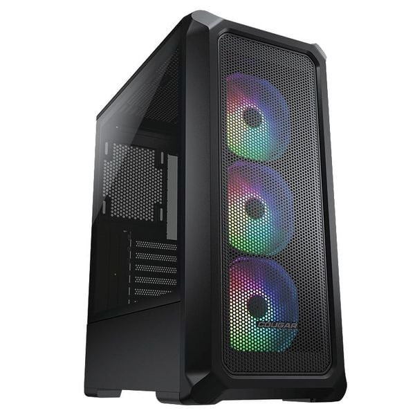 Vỏ máy tính Cougar Archon 2 Mesh Black RGB - Mid Tower 3 quạt ARGB đen