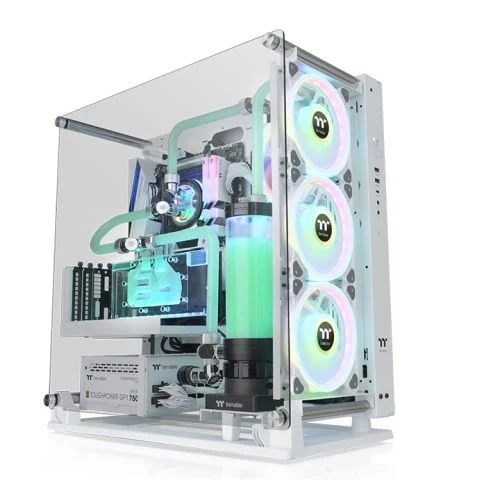 Vỏ máy tính Thermaltake Core P3 TG Pro Snow - Mid Tower open frame trắng pro