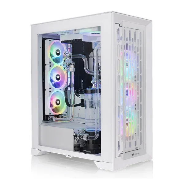 Vỏ máy tính Thermaltake CTE T500 TG ARGB Snow - Full Tower trắng