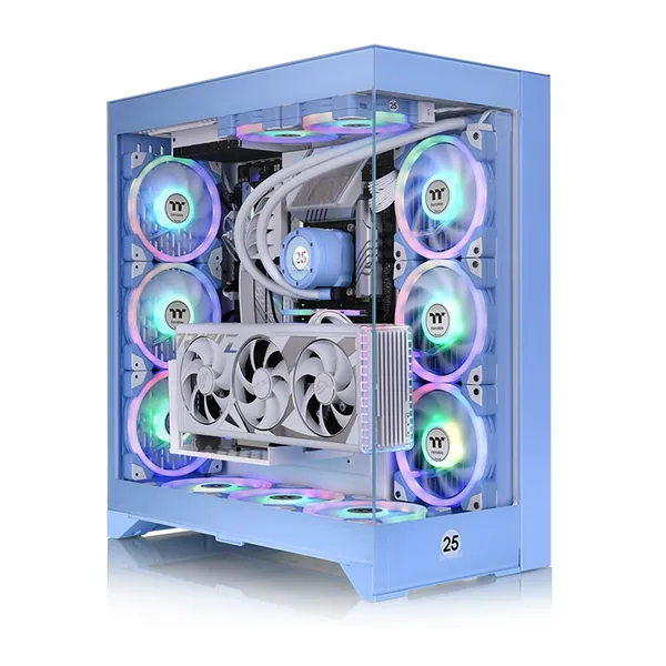 Vỏ máy tính Thermaltake CTE E600 MX Hydrangea Blue - Mid Tower xanh dương