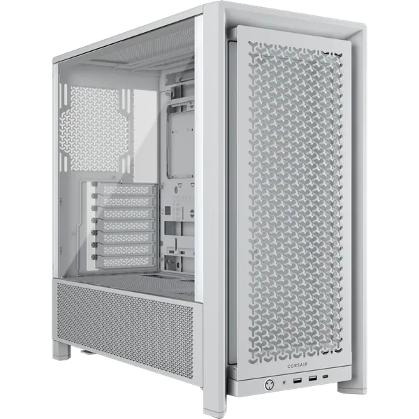 Vỏ máy tính Corsair FRAME 4000D Modular Mid-Tower White (CC-9011291-WW)