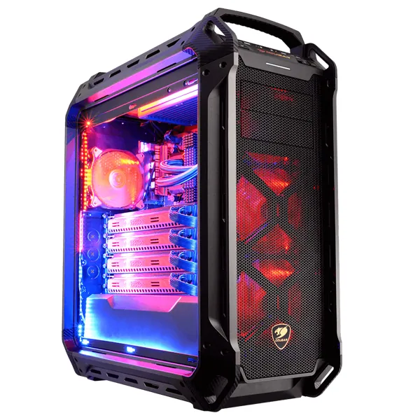 Vỏ máy tính Cougar Panzer Max - Full Tower gaming premium với fan controller