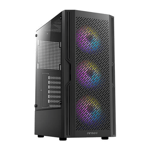 Vỏ máy tính Antec AX20 Elite – Thiết kế gaming, 4 quạt RGB, giá tốt
