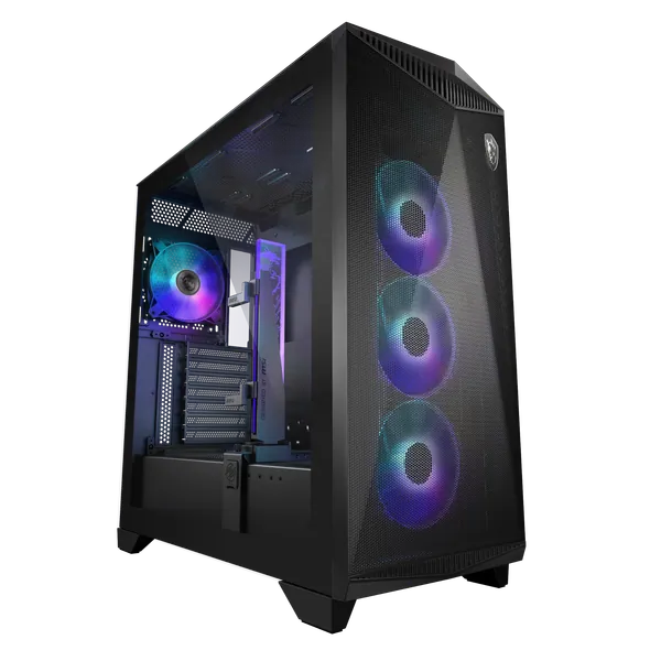 Vỏ máy tính MSI MPG GUNGNIR 300R AIRFLOW Black - 4 quạt ARGB sẵn