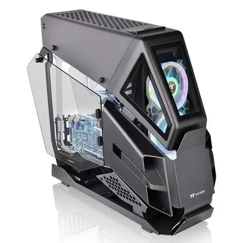 Vỏ máy tính Thermaltake AH T600 TG Black - Full Tower gaming 2 kính đen