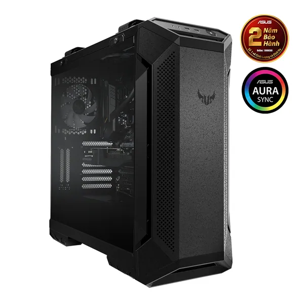 Vỏ máy tính ASUS TUF Gaming GT501VC - Mid Tower gaming TUF đen chuyên nghiệp