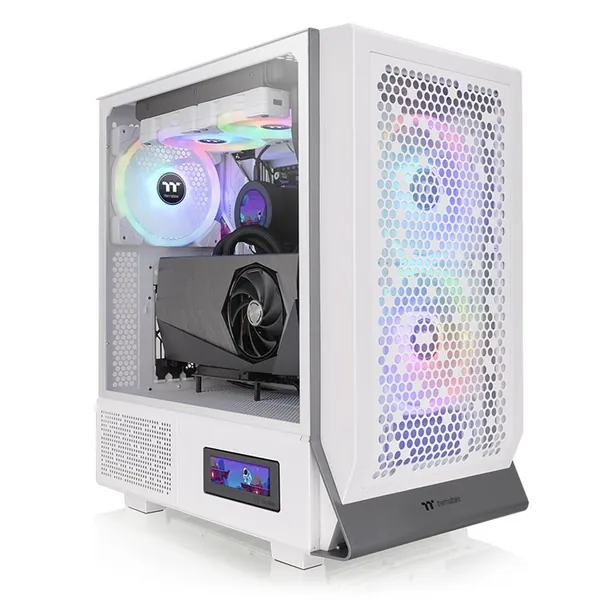 Vỏ máy tính Thermaltake Ceres 300 TG ARGB Snow - Mid Tower trắng tuyết