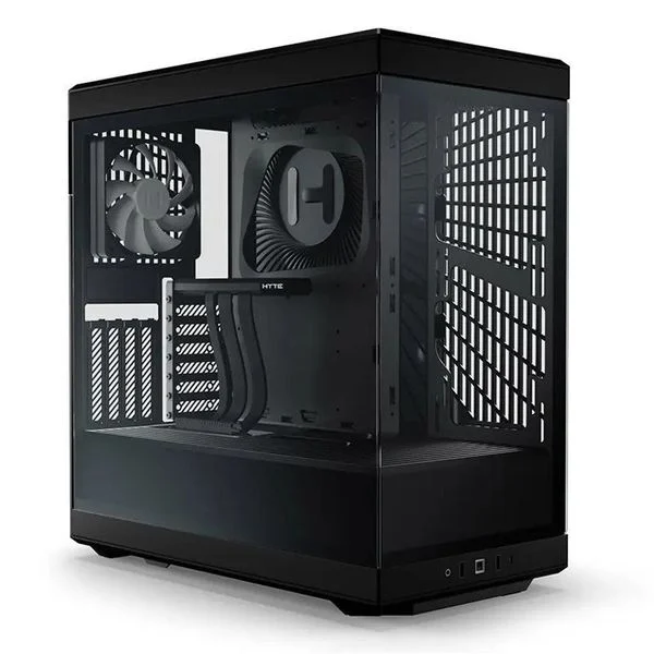 Vỏ máy tính HYTE Y40 Black - ATX Mid Tower kính cường lực đen