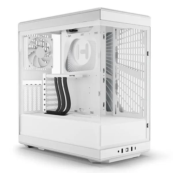 Vỏ máy tính HYTE Y40 Snow White - ATX Mid Tower kính cường lực trắng