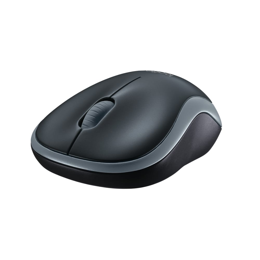 Chuột Không Dây Logitech M185 Màu Đen Viền Xám – Nhỏ Gọn, Tiện Dụng, Kết Nối Ổn Định