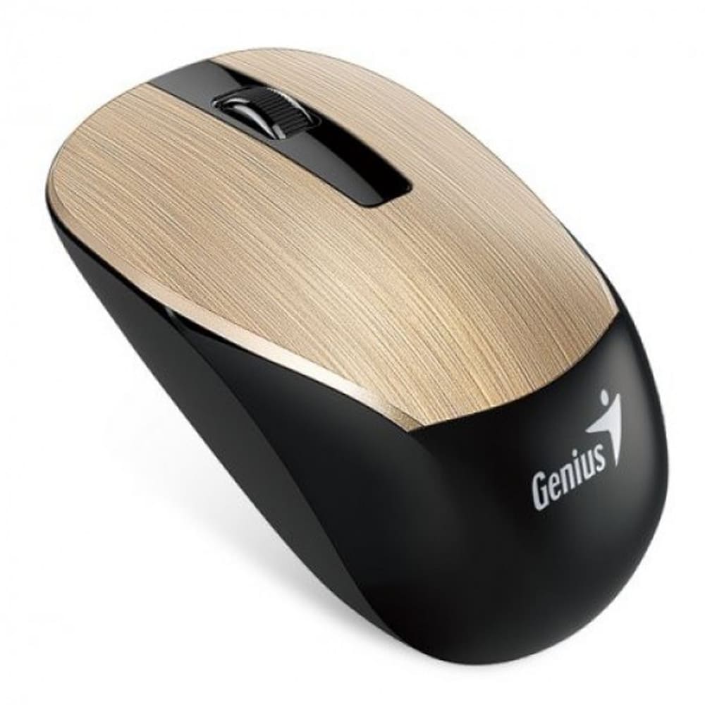 Chuột không dây Genius NX7015 Màu Vàng – Thiết kế thời trang, nhỏ gọn, tiện dụng