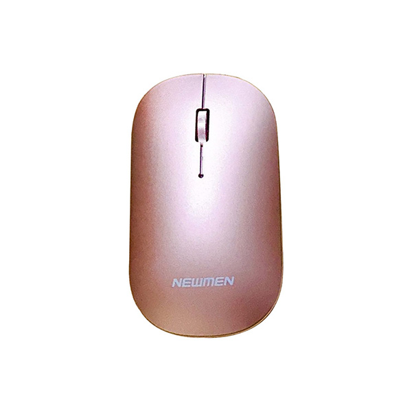 Chuột không dây Newmen D566 Hồng – Bluetooth/Wireless, DPI 4000, Pin Sạc, Chính Hãng
