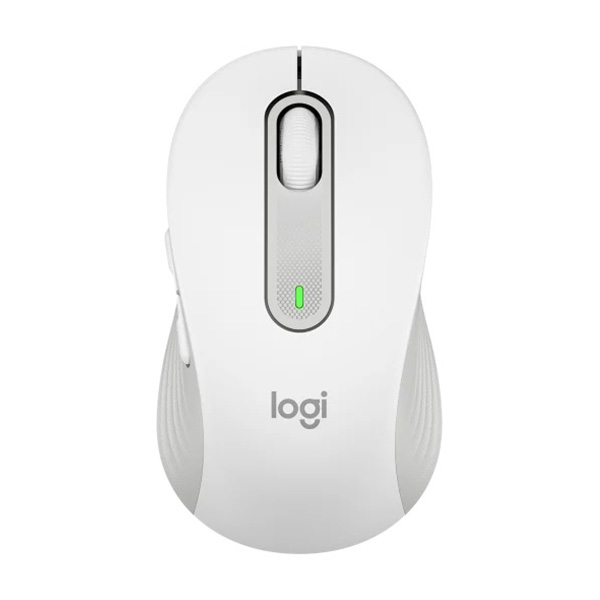 Chuột không dây Logitech Signature M650 L Trắng – Bluetooth/Wireless, yên tĩnh, cỡ lớn