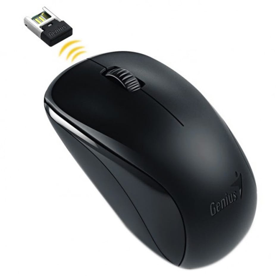 Chuột không dây Genius NX7000 Màu Đen – Nhỏ gọn, nhạy bén, giá rẻ