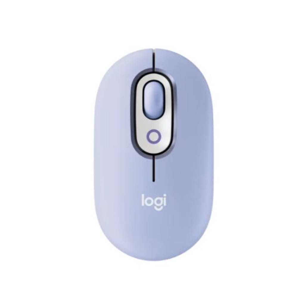 Chuột không dây Logitech POP Emoji Tím – Thiết kế độc đáo, kết nối Bluetooth/Wireless