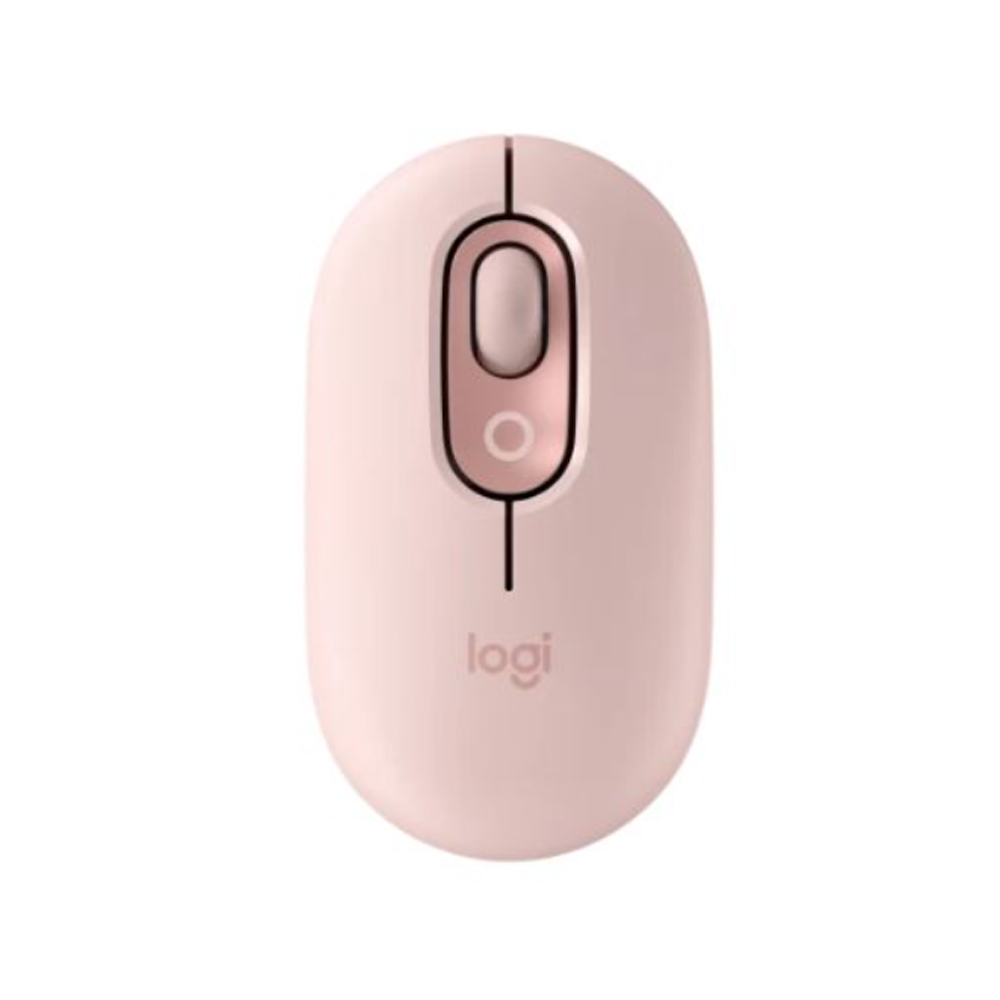 Chuột không dây Logitech POP Emoji Hồng – Cá tính, nhỏ gọn, kết nối đa thiết bị